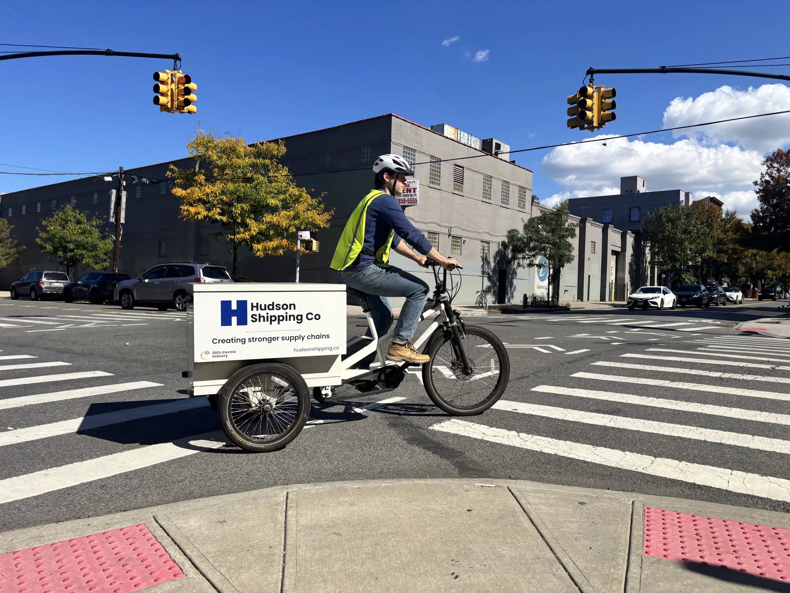 Brooklyn cargo bike courier